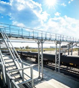 ErectaRack pipe rack installation