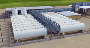 Pipe Rack installation at Buckley aerial
