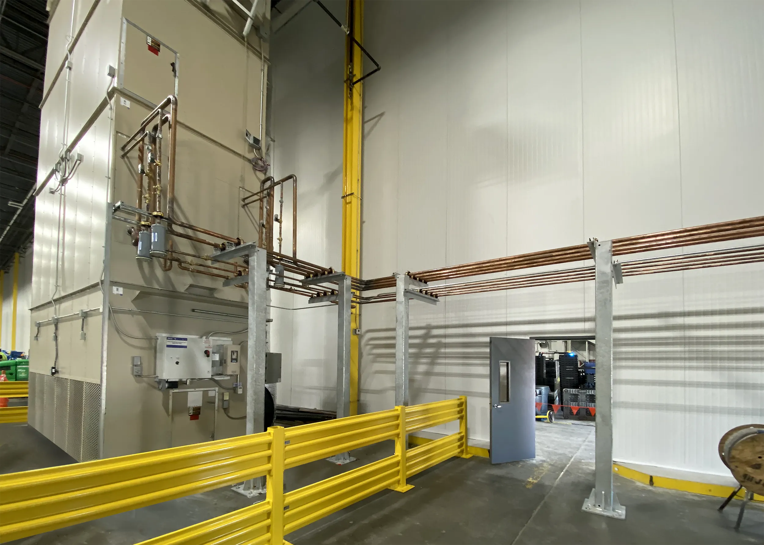 ErectaRack Prefabricated Pipe Rack System: Complete Beverage Facility Installation